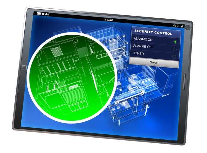 connected home security