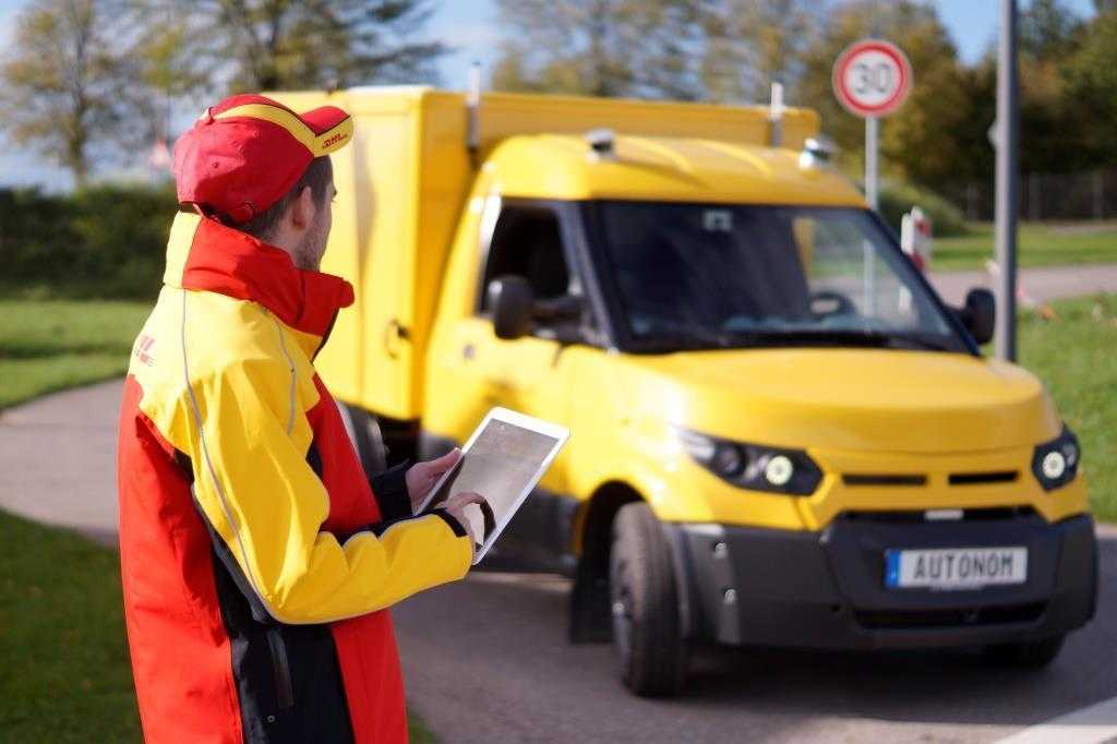 deutsche post dhl autonomous delivery vehicle