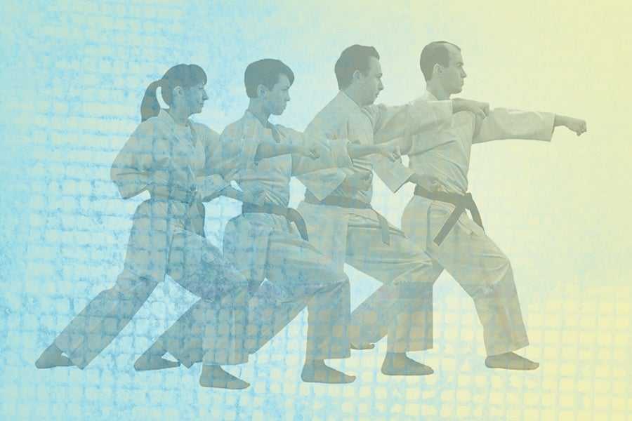 karate training