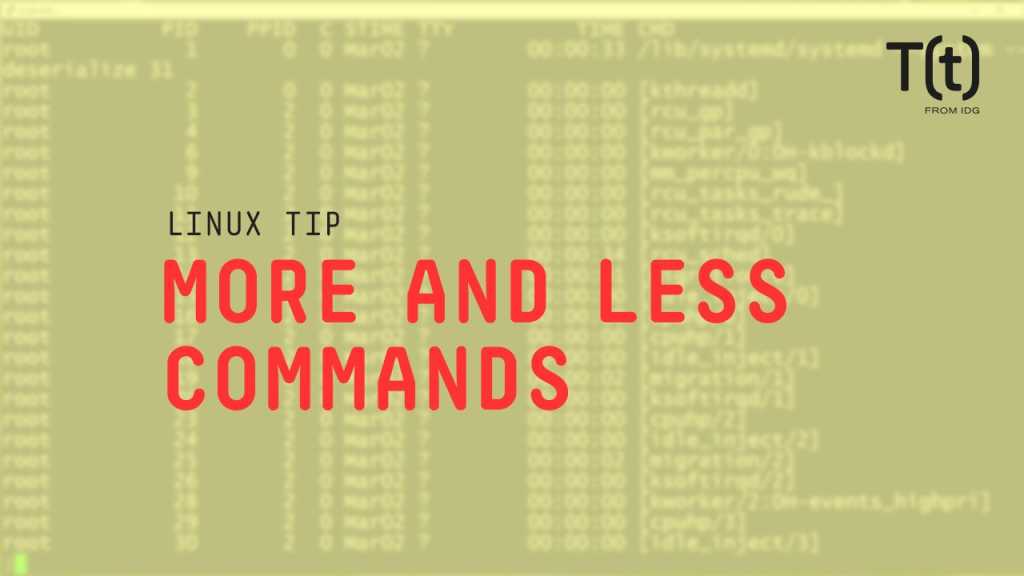 How to use the more and less commands: 2-Minute Linux Tips | Network World