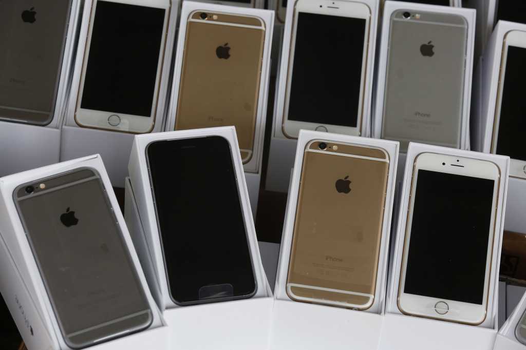seized iphones in china