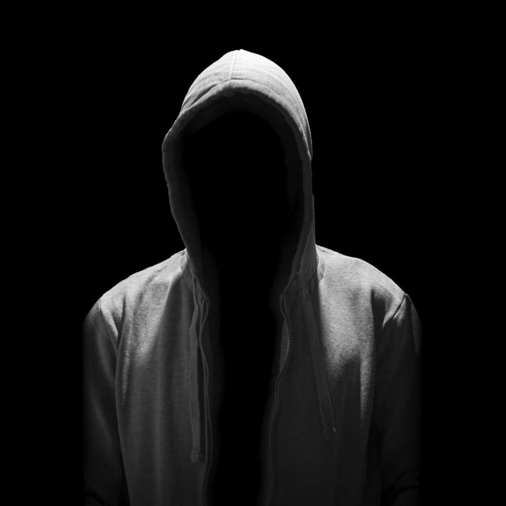 hacker in shadow