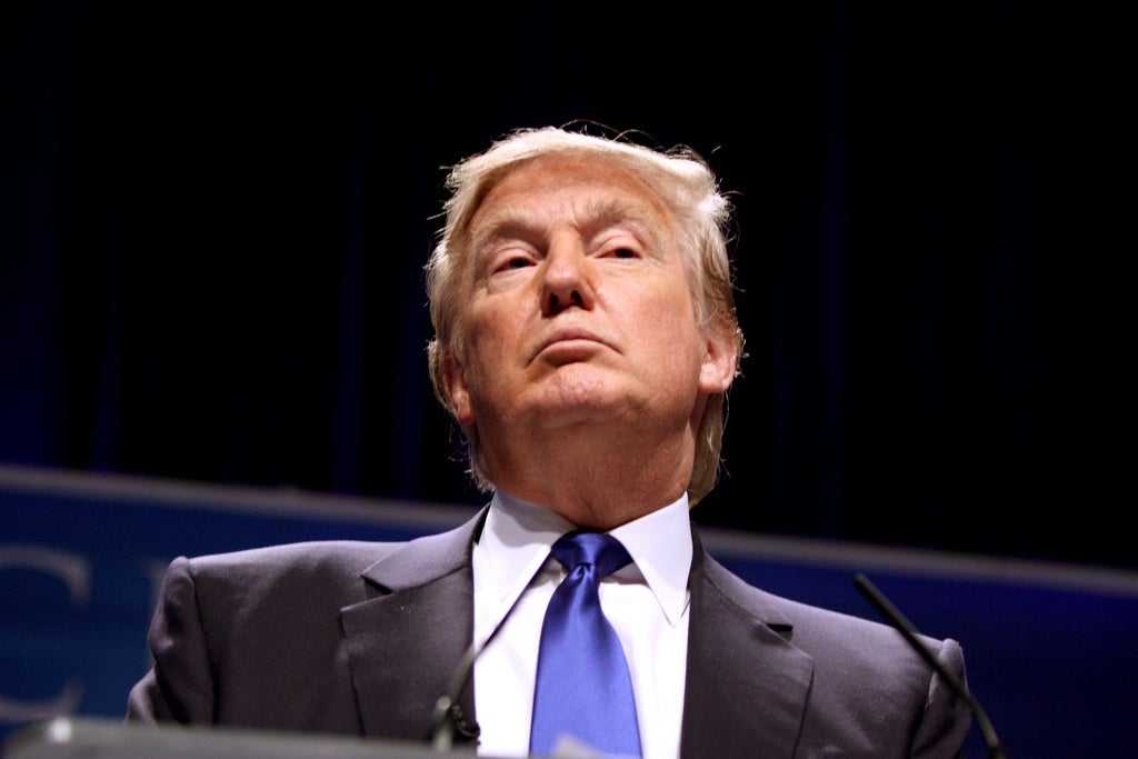 trump thoughful