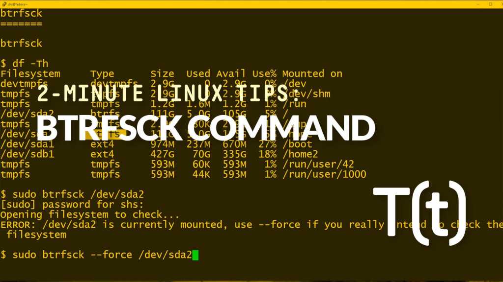 How to use the btrfsck command | Network World