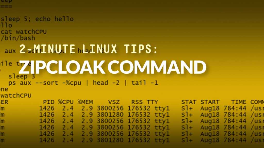 How to use the zipcloak command | Network World