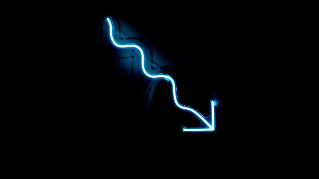 Neon arrow