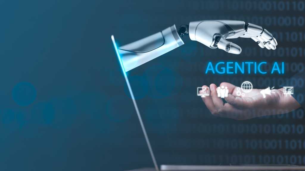 Agentic AI, Robot, Human, Hand