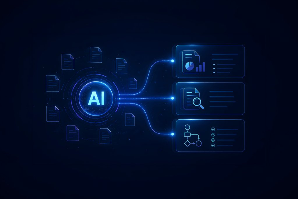 image of AI feeding into charts
